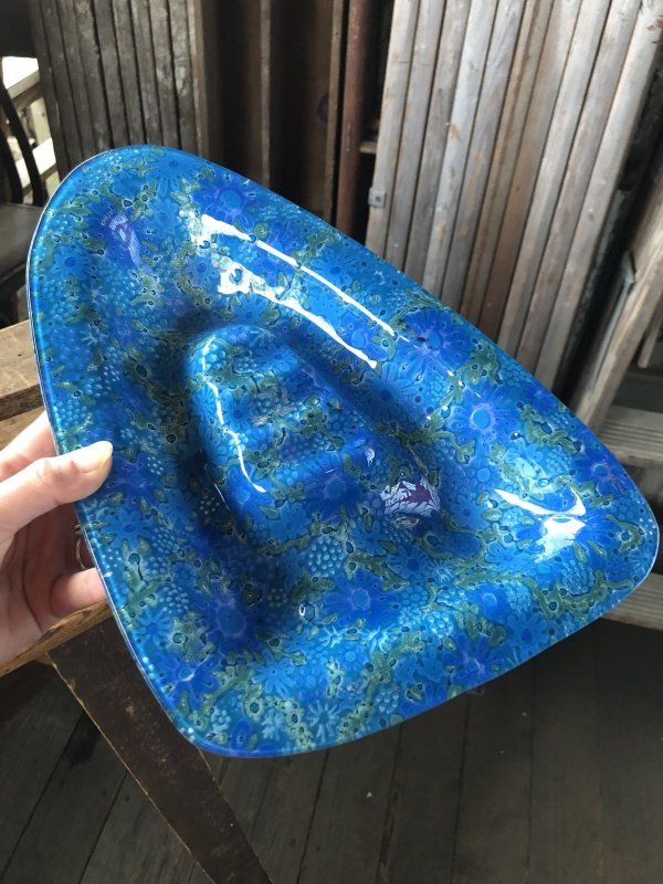 画像9: Vintage MCM Ceramic Ashtray Higgins Country Garden (A344) 