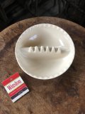 Vintage MCM Melamine Ashtray Off-white (A345) 