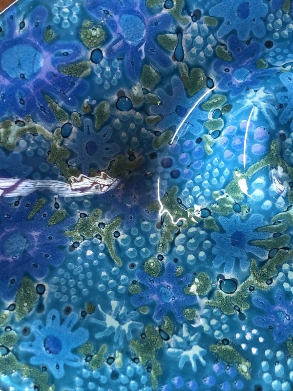 画像3: Vintage MCM Ceramic Ashtray Higgins Country Garden (A344) 