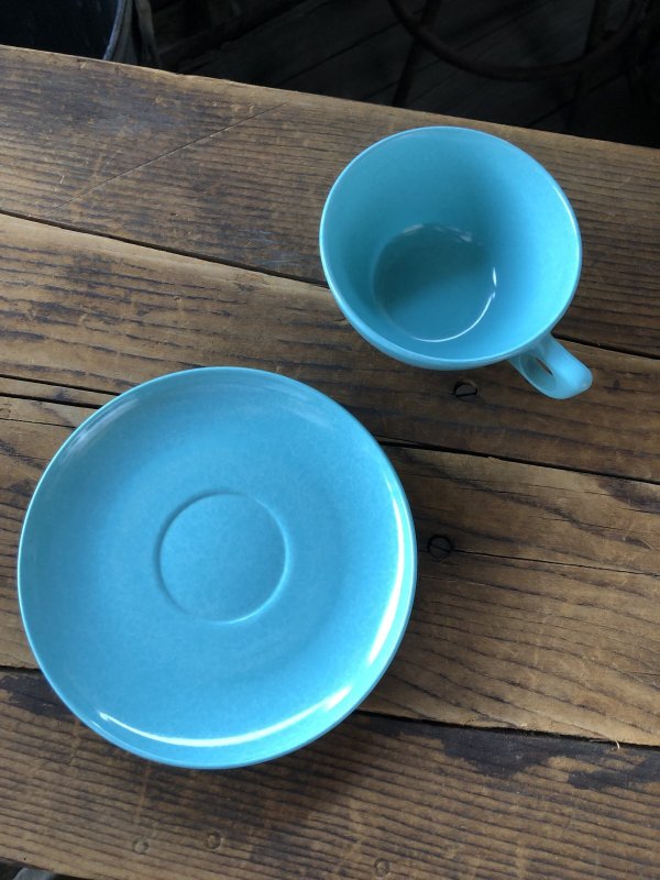 画像8: Vintage BRANCHELL Melmac Turquoise blue C/S (A348)