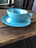 Vintage BRANCHELL Melmac Turquoise blue C/S (A350)