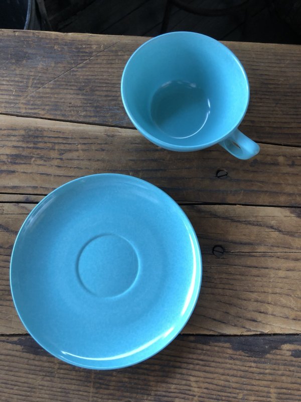 画像5: Vintage BRANCHELL Melmac Turquoise blue C/S (A350)