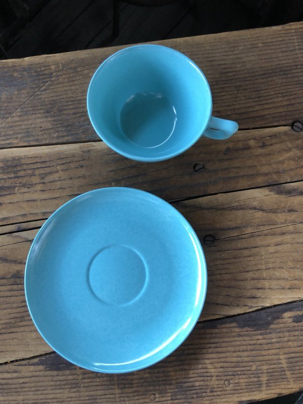 画像5: Vintage BRANCHELL Melmac Turquoise blue C/S (A351)