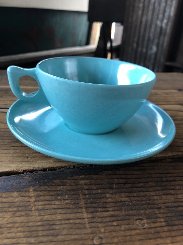 画像3: Vintage BRANCHELL Melmac Turquoise blue C/S (A350)