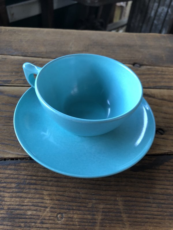 画像3: Vintage BRANCHELL Melmac Turquoise blue C/S (A349)