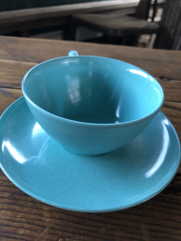 画像4: Vintage BRANCHELL Melmac Turquoise blue C/S (A351)