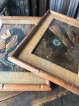 画像13: Vintage MCM African Woman Embossed Copper Wall Relief Art w/Frame SET (A359) (13)