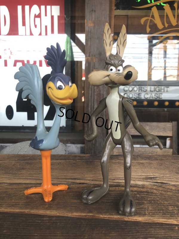 画像1: Vintage R.Dakin Looney Tunes Road Runner and WILE E.COYOTE Figures (A360)