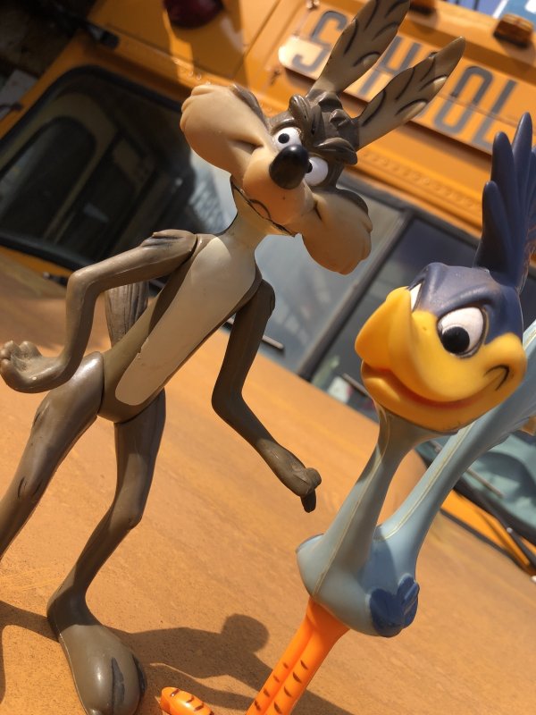 画像11: ntage R.Dakin Looney Tunes Road Runner and WILE E.COYOTE Figures (A360)