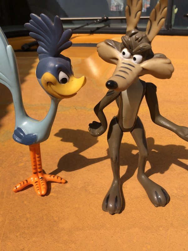 画像12: ntage R.Dakin Looney Tunes Road Runner and WILE E.COYOTE Figures (A360)