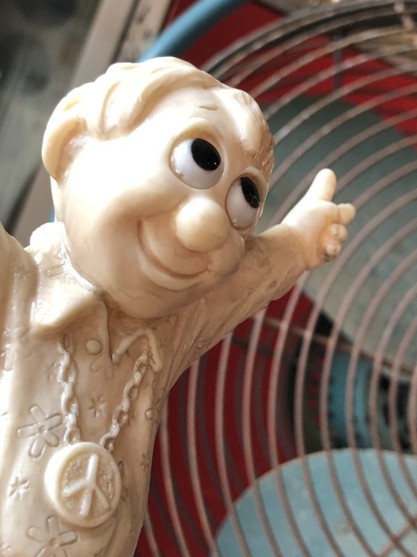 画像12: 70s Vintage Russ and Berry PEACE Sillisculpts Figure Message Doll (A361) 