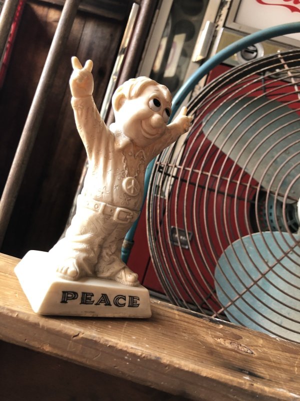 画像5: 70s Vintage Russ and Berry PEACE Sillisculpts Figure Message Doll (A361) 