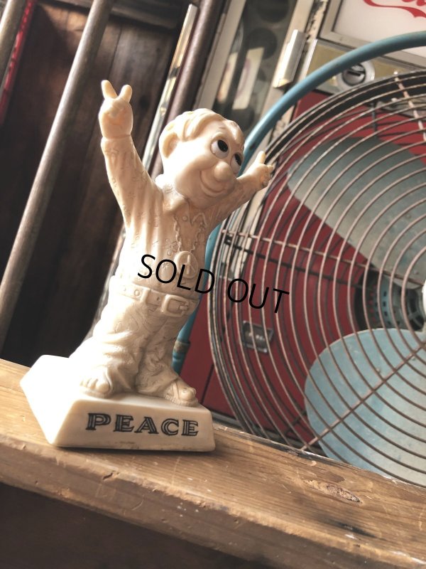 画像5: 70s Vintage Russ and Berry PEACE Sillisculpts Figure Message Doll (A361) 