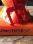 画像12: 70s Vintage Russ and Berry RED DEVIL Sillisculpts Figure Message Doll “ I'm A Horny Little Devil ” (A363)  (12)