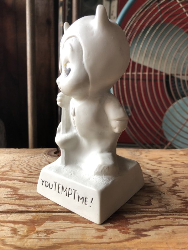 画像2: 70s Vintage American Greetings Co WHITE DEVIL Message Doll " YOU TEMPT ME! " (A362) 