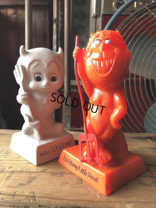 画像12: 70s Vintage American Greetings Co WHITE DEVIL Message Doll " YOU TEMPT ME! " (A362) 