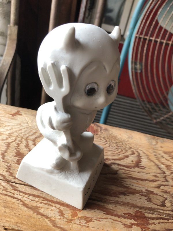 画像4: 70s Vintage American Greetings Co WHITE DEVIL Message Doll " YOU TEMPT ME! " (A362) 