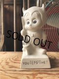 70s Vintage American Greetings Co WHITE DEVIL Message Doll " YOU TEMPT ME! " (A362) 