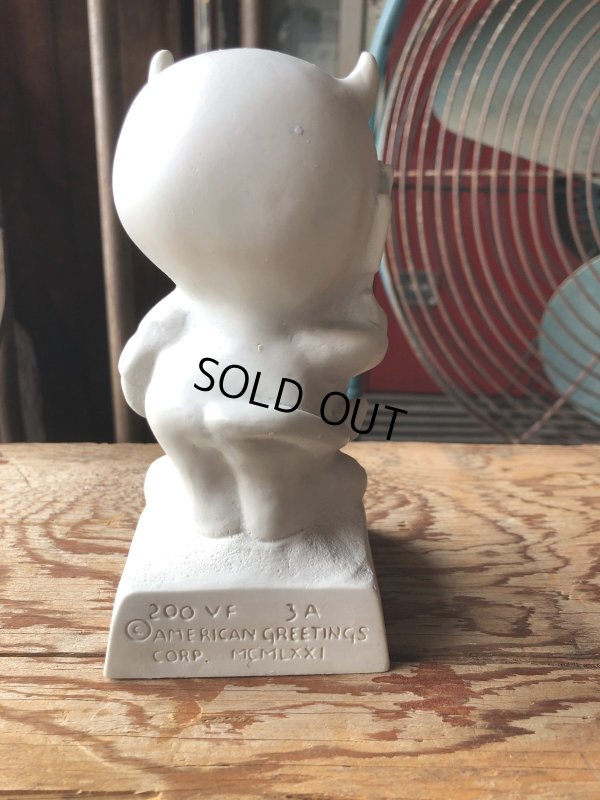 画像3: 70s Vintage American Greetings Co WHITE DEVIL Message Doll " YOU TEMPT ME! " (A362) 