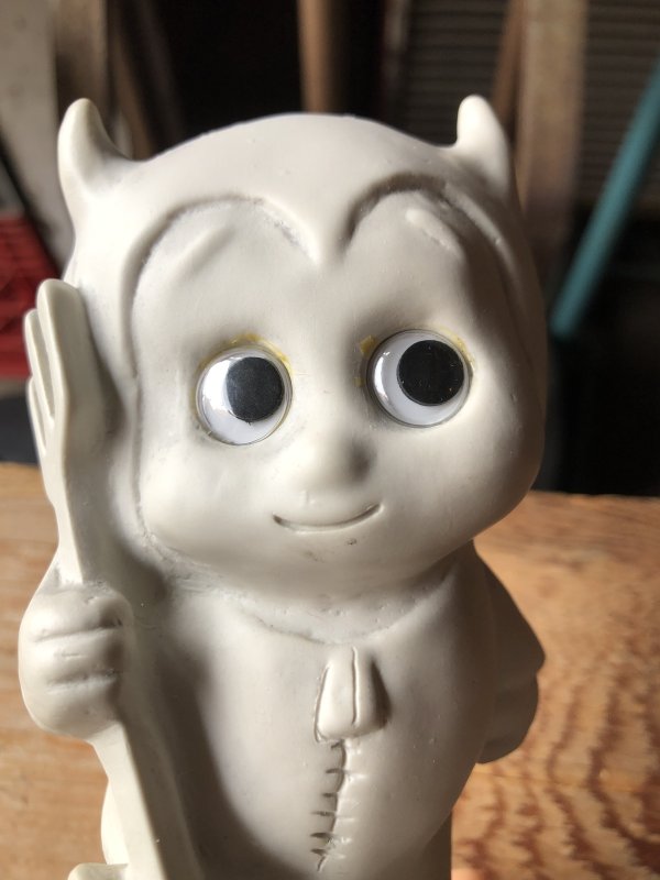 画像9: 70s Vintage American Greetings Co WHITE DEVIL Message Doll " YOU TEMPT ME! " (A362) 