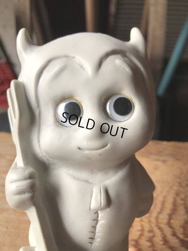 画像9: 70s Vintage American Greetings Co WHITE DEVIL Message Doll " YOU TEMPT ME! " (A362) 