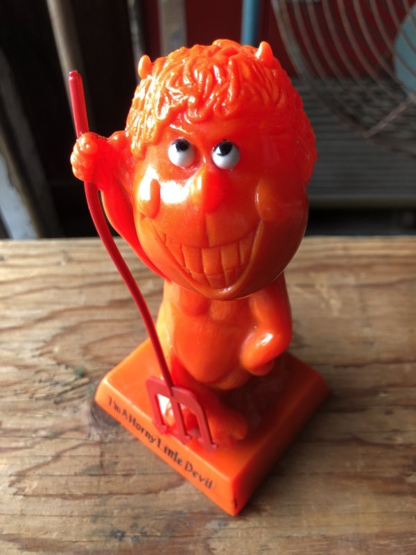 画像6: 70s Vintage Russ and Berry RED DEVIL Sillisculpts Figure Message Doll “ I'm A Horny Little Devil ” (A363) 