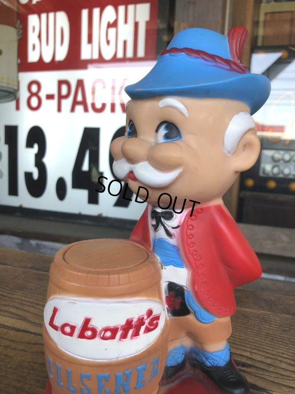 画像12: 70s Vintage LABATT'S PILSNER Beer Advertising Vinyl Doll (A364)