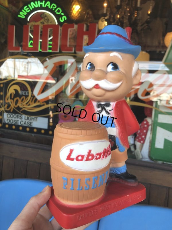 画像13: 70s Vintage LABATT'S PILSNER Beer Advertising Vinyl Doll (A364)