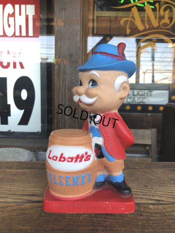 画像2: 70s Vintage LABATT'S PILSNER Beer Advertising Vinyl Doll (A364)