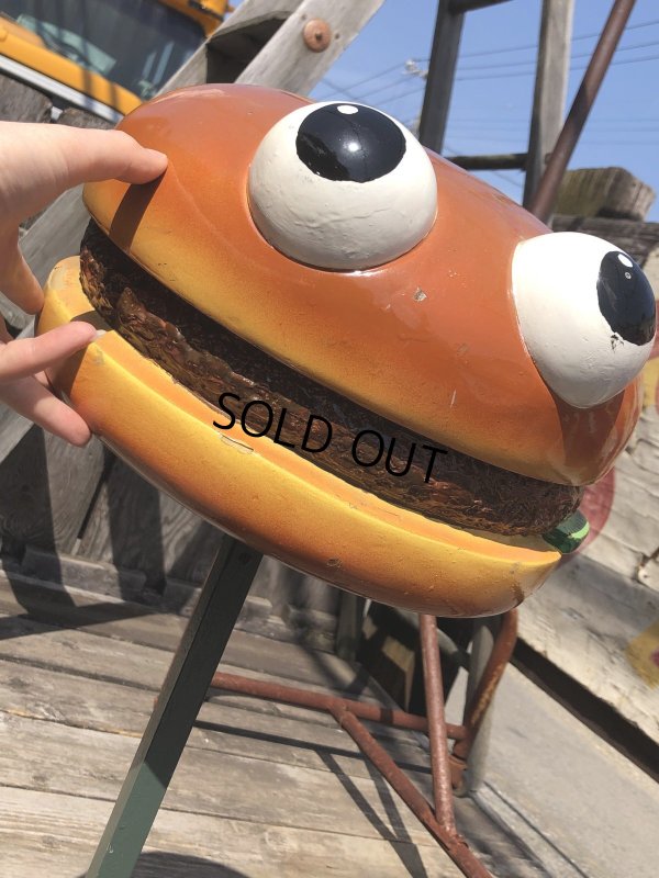 画像9: Vintage Original McDonalds Playland Setmakers Hamburger Patch Stool Chair (A366)