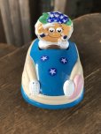 画像6: 90s Vintage IHOP Pancake Kids Meal Toy Pull-Back Car Bonnie Blueberry (A372) (6)