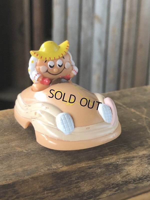 画像1: 90s Vintage IHOP Pancake Kids Meal Toy Pull-Back Car Harvest Harvey (A371)