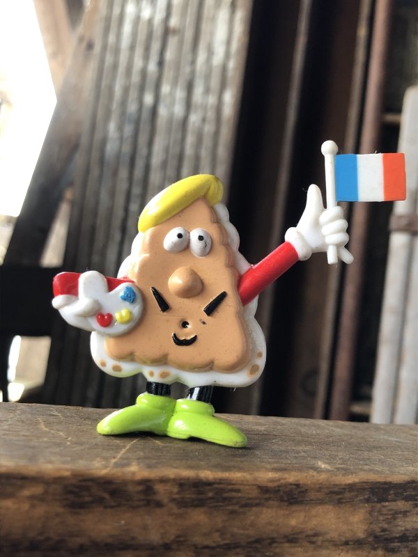 画像1: 90s Vintage IHOP Pancake Kids Meal Toy PVC FRENCHY (A375)