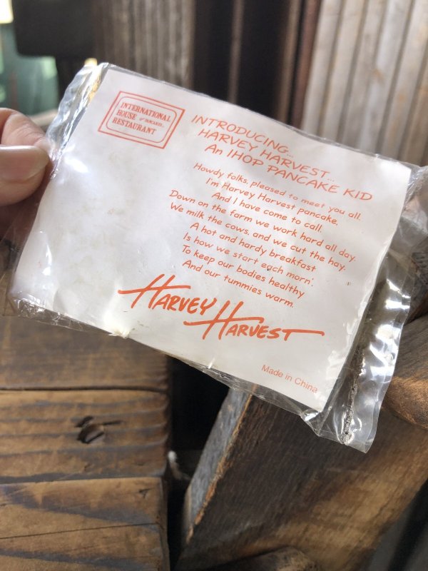 画像5: 90s Vintage IHOP Pancake Kids Meal Toy PVC Harvest Harvey (A379)