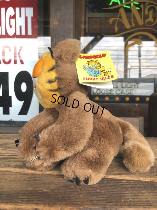 画像2: 80s Vintage Dakin Garfield the Cat Big Bad Wolf Costume Furry Tales Plush (A381)