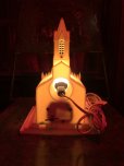 画像19: 50s Vintage Raylite Lighted Musical Windup Church (A382) (19)
