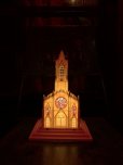 画像1: 50s Vintage Raylite Lighted Musical Windup Church (A382) (1)