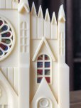 画像11: 50s Vintage Raylite Lighted Musical Windup Church (A382) (11)