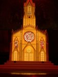画像24: 50s Vintage Raylite Lighted Musical Windup Church (A382) (24)