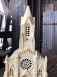 画像3: 50s Vintage Raylite Lighted Musical Windup Church (A382) (3)