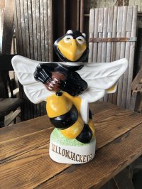 70s Vintage McCormick Georgia Tech Football Mascot Yellowjackets Decanter (A383)