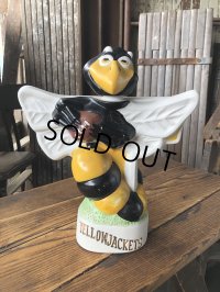 70s Vintage McCormick Georgia Tech Football Mascot Yellowjackets Decanter (A383)