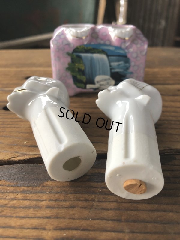 画像10: Vintage Nodding Skulls Salt and Pepper Ceramic Shakers Made in JAPAN (A389)