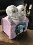 画像4: Vintage Nodding Skulls Salt and Pepper Ceramic Shakers Made in JAPAN (A389) (4)