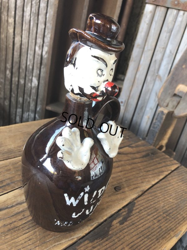 画像4: Vintage WILD CAT Juice Decanter Jug Bottle (A391)