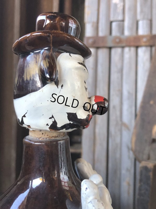 画像10: Vintage WILD CAT Juice Decanter Jug Bottle (A391)