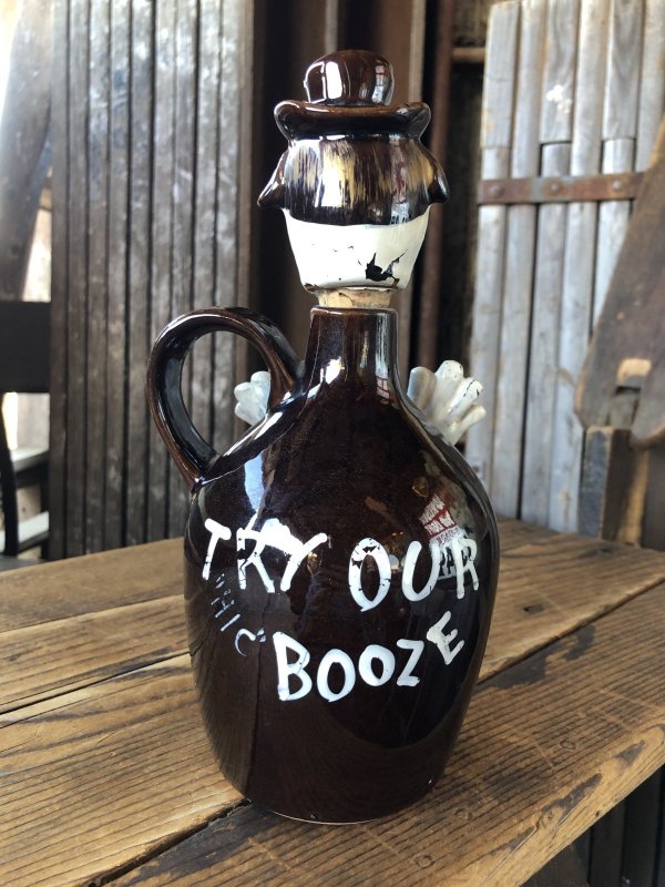 画像3: Vintage WILD CAT Juice Decanter Jug Bottle (A391)