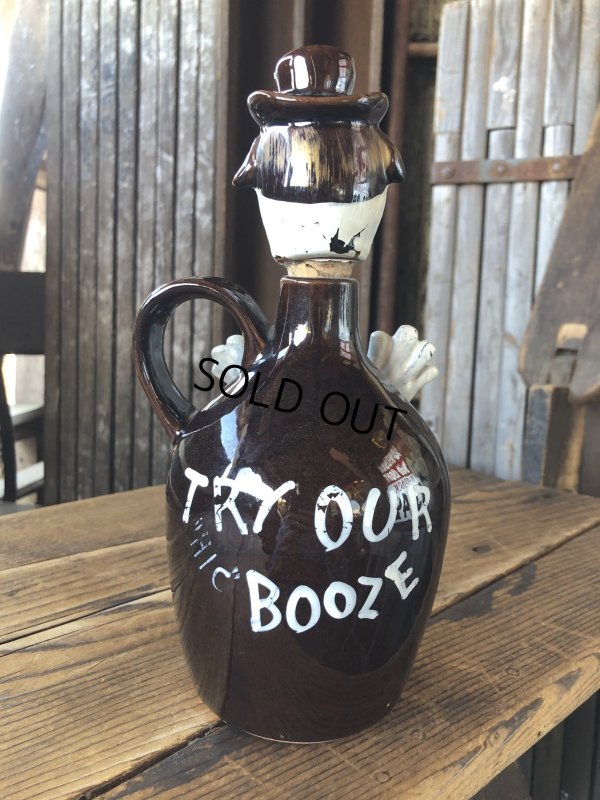 画像3: Vintage WILD CAT Juice Decanter Jug Bottle (A391)