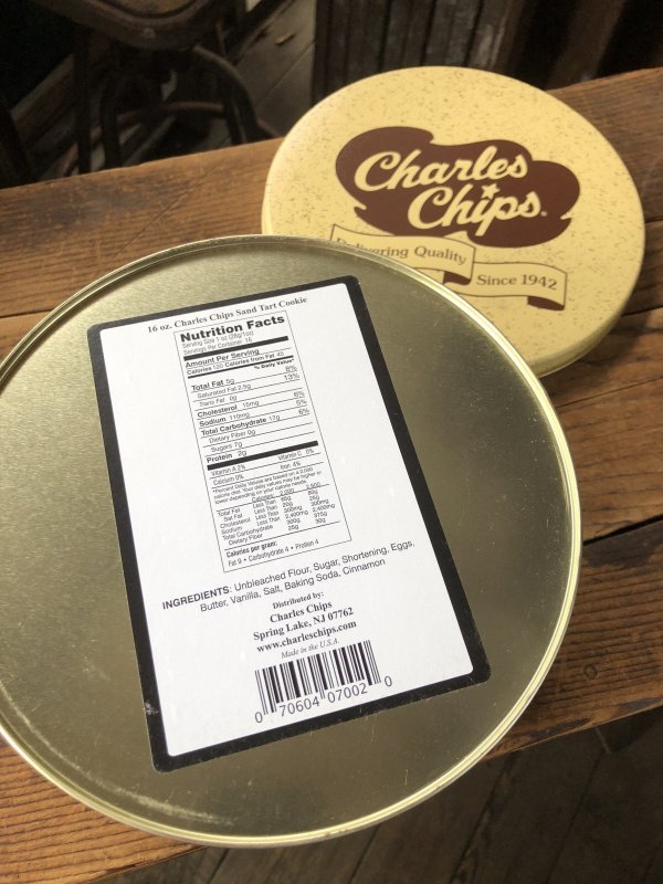 画像7: Charles Chips Advertising Cookie Tin Can (A397)
