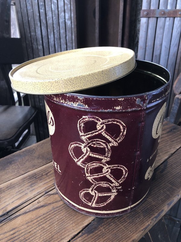 画像4: Vintage Charles Chips Advertising Pretzels Tin Can (A392)